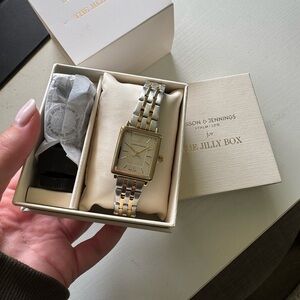 Two toned watch by Larsson & Jennings for Jilly Box